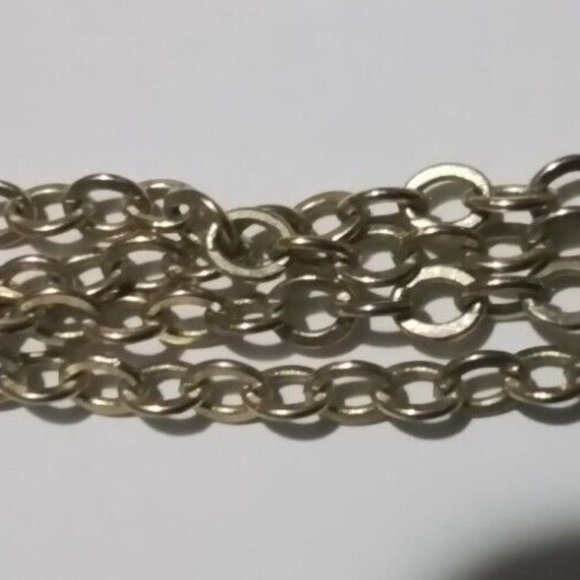 Lolite Badamche Necklace Almonds Rimestones Balls Vintage Blue And Grey Jn1 - Picture 5 of 5